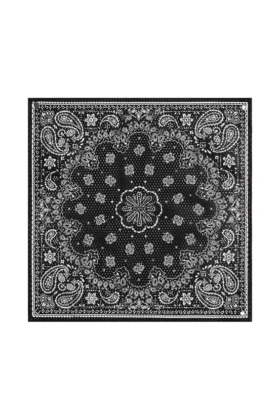 Bandana in pelle con motivo Paisley