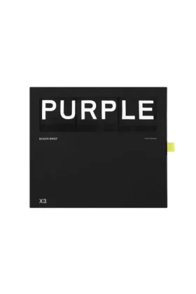 Boxer brief Purple Brand, confezione da tre - Nero