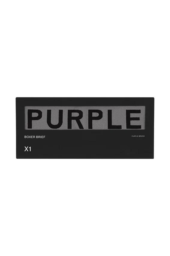 Boxer Brief Purple Brand - Grigio