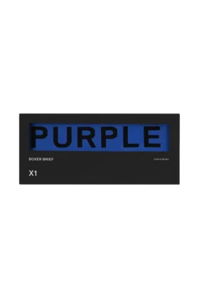 Boxer Brief Purple Brand, singolo – Blu