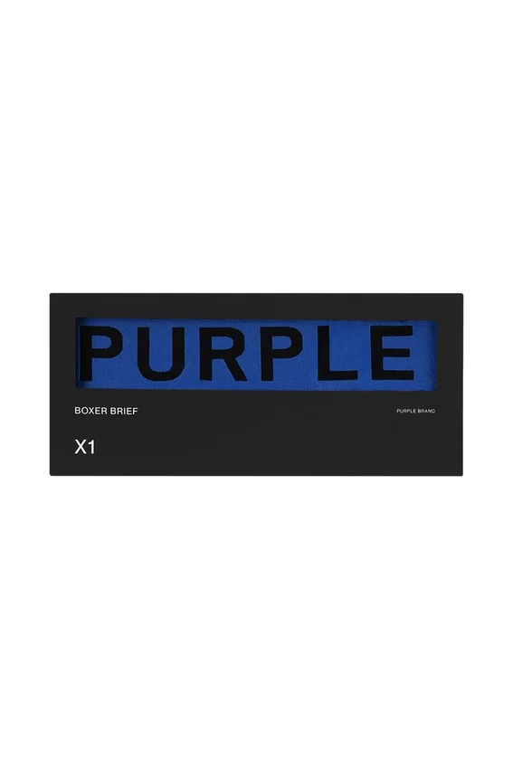 Boxer Brief Purple Brand, singolo - Blu