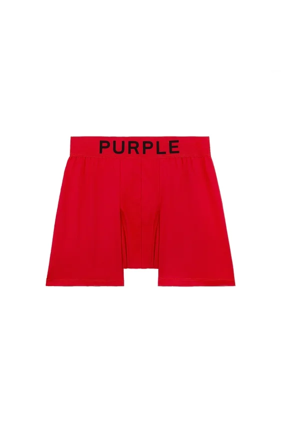 Boxer Brief Purple Brand, singolo - Rosso