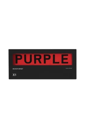 Boxer Brief Purple Brand, singolo – Rosso