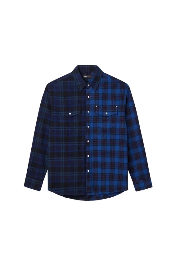 Camicia in flanella Half & Half
