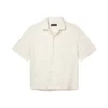 Camicia in spugna jacquard