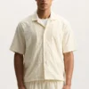 Camicia in spugna jacquard