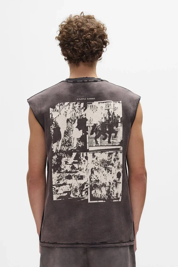 Canotta Worn Gothic
