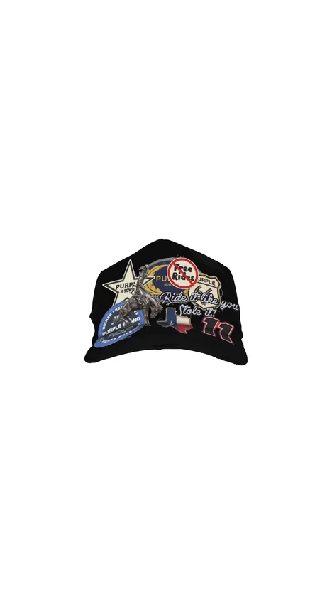 Cappellino da camionista con toppe