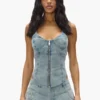 Corsetto con cerniera frontale