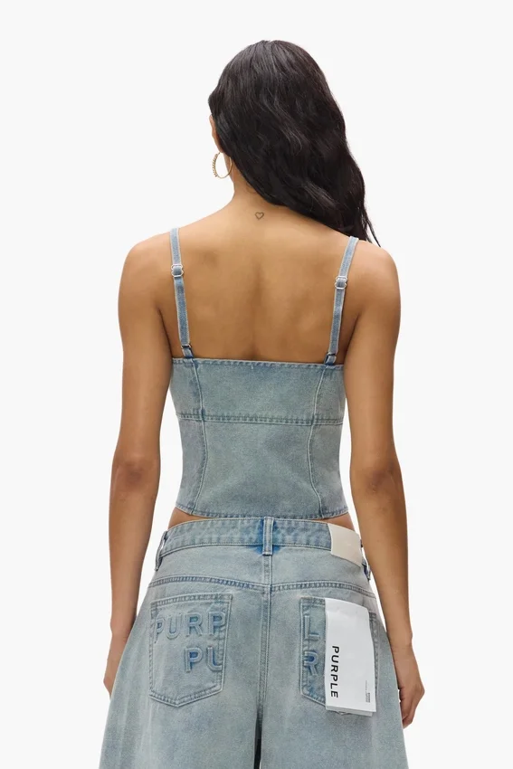 Corsetto con cerniera frontale