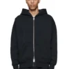 Felpa con cappuccio e zip Basic