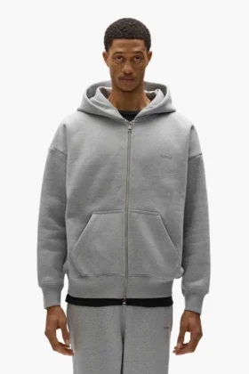 Felpa con cappuccio e zip Basic