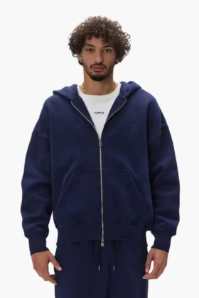 Felpa con cappuccio e zip Basic