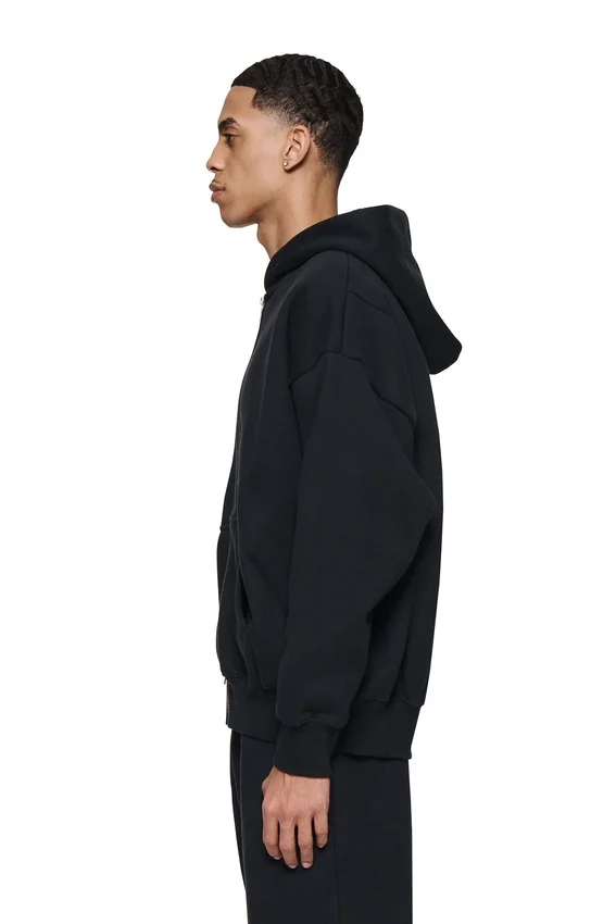 Felpa con cappuccio e zip Basic