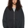 Felpa con cappuccio e zip Basic