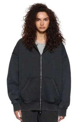 Felpa con cappuccio e zip Basic