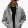 Felpa con cappuccio e zip Basic