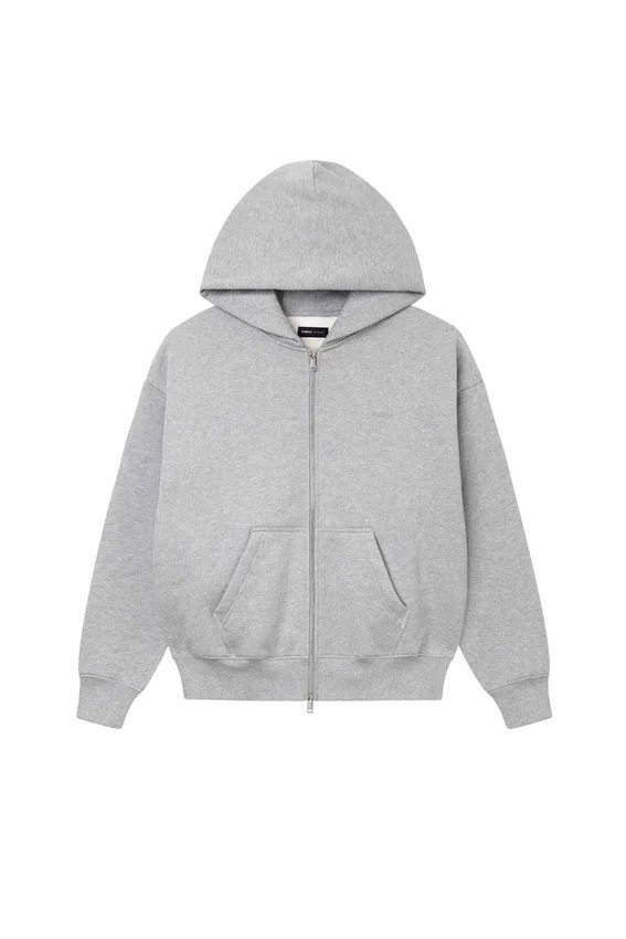 Felpa con cappuccio e zip Basic