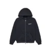 Felpa con cappuccio e zip con scritta