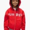 Felpa con cappuccio e zip "Half & Half" per bambini