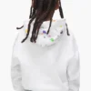 Felpa con cappuccio per bambini con monogramma dipinto