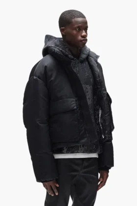 Giacca imbottita in twill