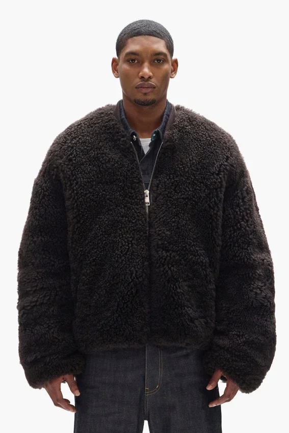 Giacca in shearling