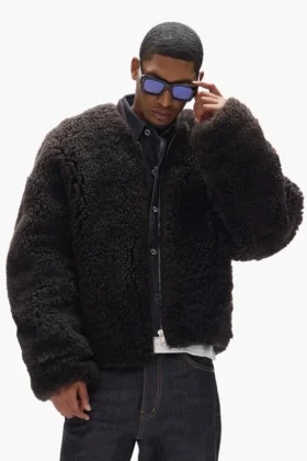 Giacca in shearling