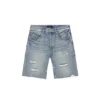 P059 Pantaloncini strappati effetto pittorico