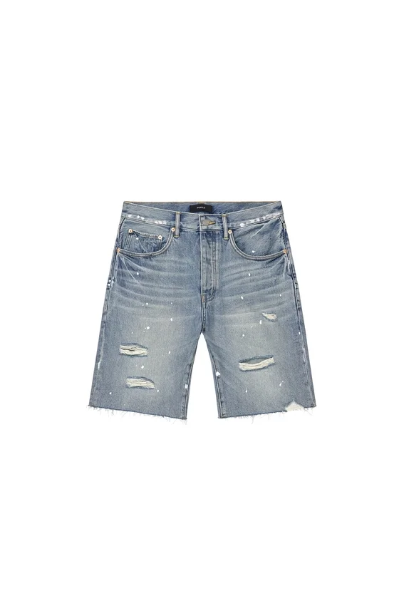 P059 Pantaloncini strappati effetto pittorico