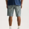 P059 Pantaloncini strappati effetto pittorico