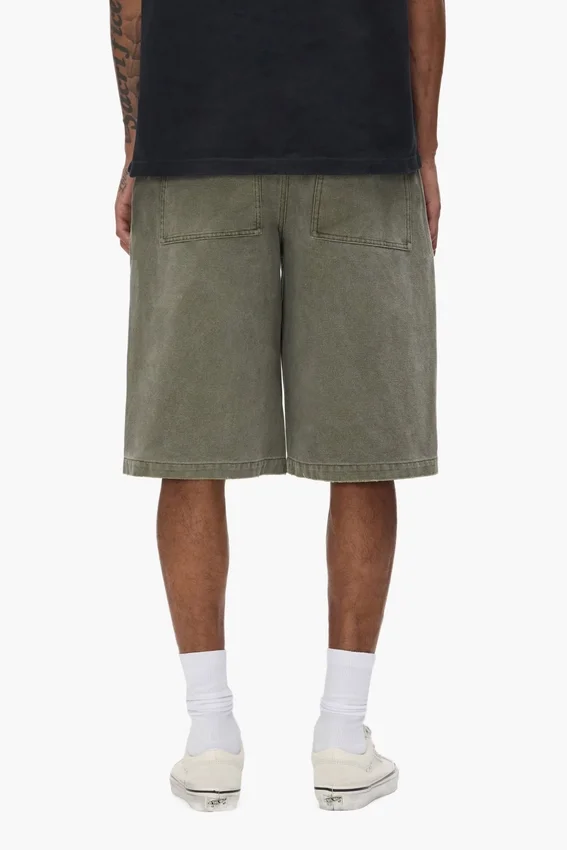 Pantaloncini cargo in tela
