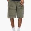 Pantaloncini cargo in tela