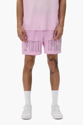 Pantaloncini con logo a blocchi su tutto il giro