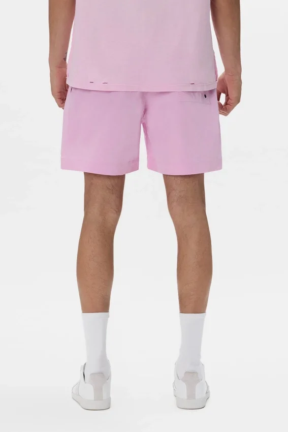 Pantaloncini con logo a blocchi su tutto il giro