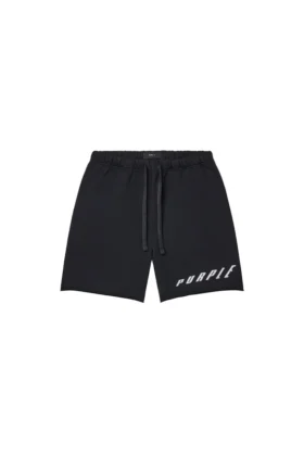 Pantaloncini con logo in rilievo