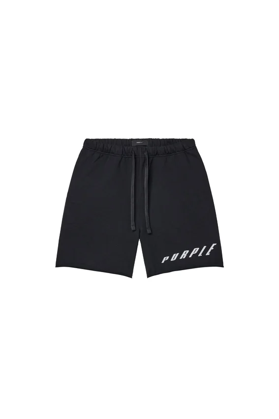Pantaloncini con logo in rilievo