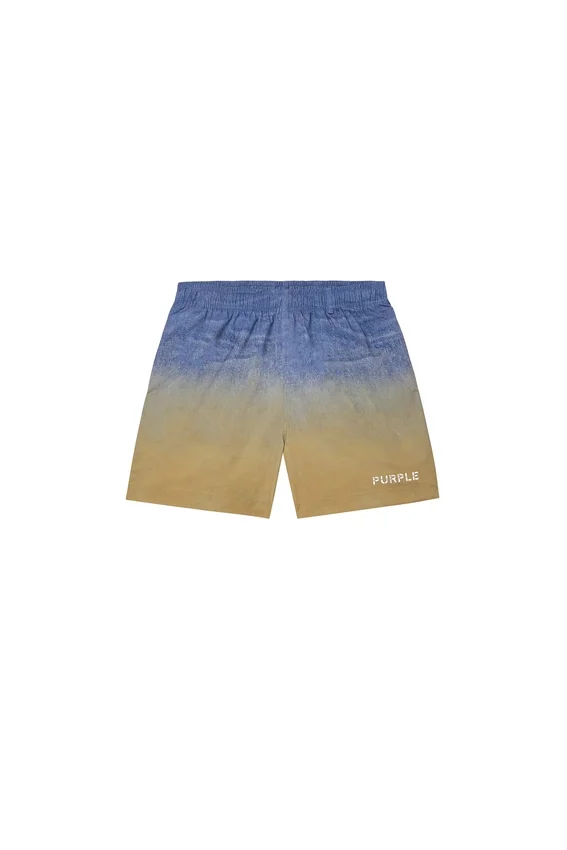 Pantaloncini con logo sbiadito su tutto il perimetro