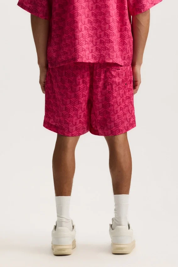 Pantaloncini con monogramma a cubi Shorts
