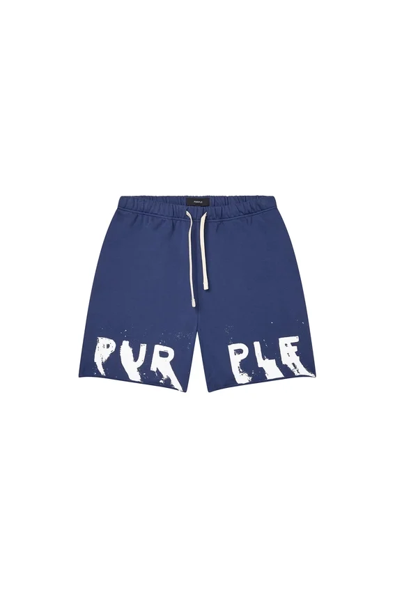 Pantaloncini con scritta dipinta