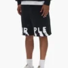 Pantaloncini con scritta dipinta