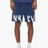 Pantaloncini con scritta dipinta