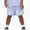 Pantaloncini da bambino con logo dipinto
