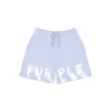 Pantaloncini da bambino con logo dipinto