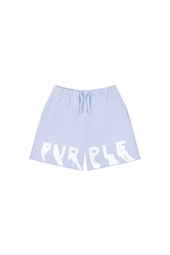 Pantaloncini da bambino con logo dipinto