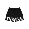 Pantaloncini da bambino con logo dipinto
