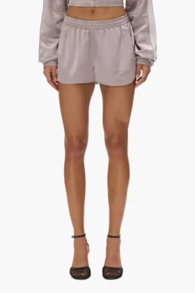 Pantaloncini da tuta in raso