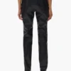 Pantaloni in pelle a 5 tasche