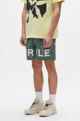 Shorts All Around con motivo mimetico e paillettes