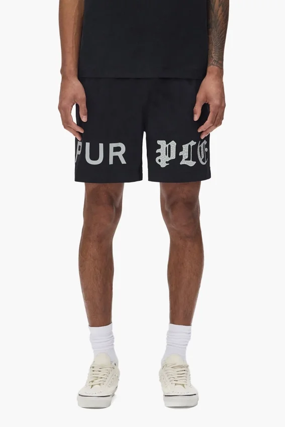Shorts con logo “Half & Half” su tutto il giro